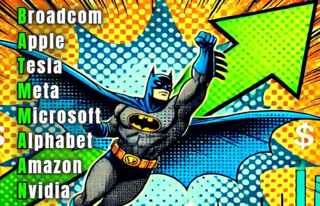 C'è un nuovo supereroe a Wall Street - il paniere di azioni "BATMMANN" comprende Broadcom, Apple, Tesla, Meta, Microsoft, Alphabet, Amazon e Nvidia.