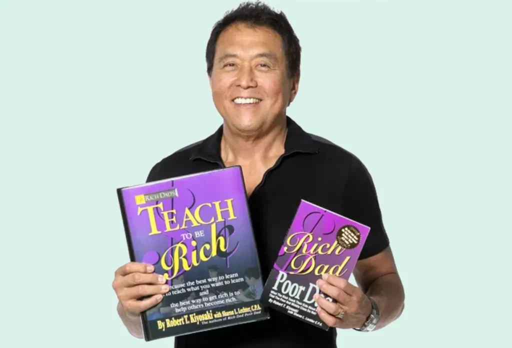 Le principali fonti di ricchezza di Robert Kiyosaki sono immobili, azioni con dividendi, criptovalute, royalty dai suoi libri, seminari e conferenze e giochi da tavolo.